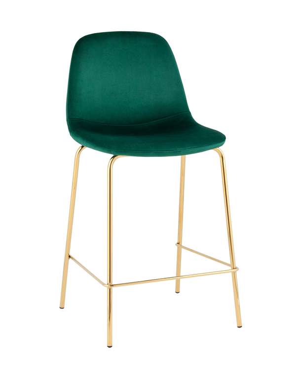 Полубарный стул Валенсия SN изумрудного цвета