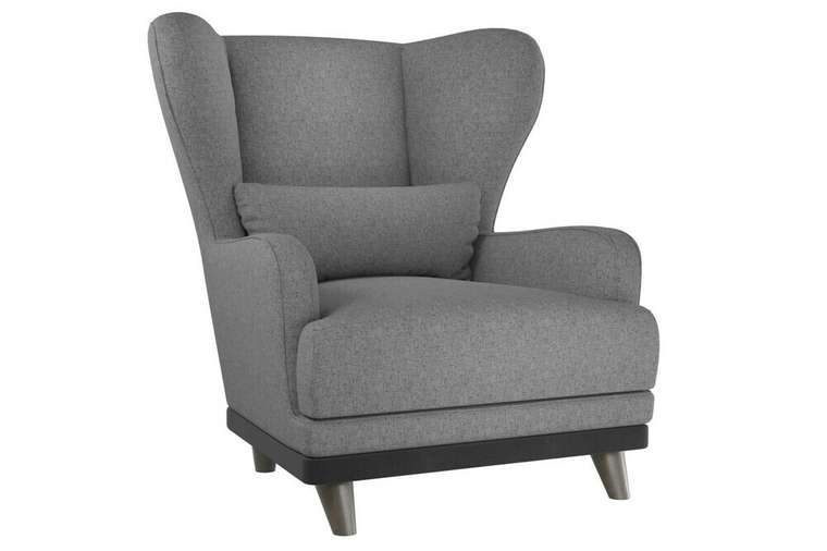 Кресло Оскар Velour 8 темно-серого цвета