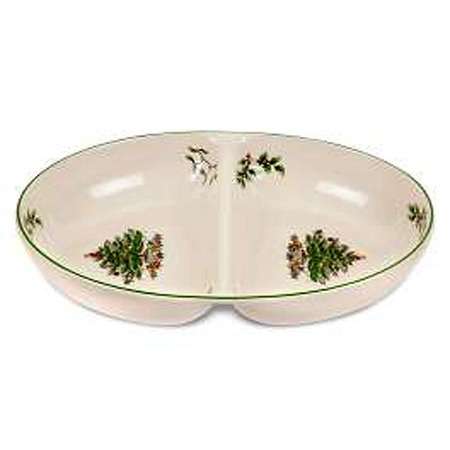 Блюдо с разделителем SPODE CHRISTMAS TREE