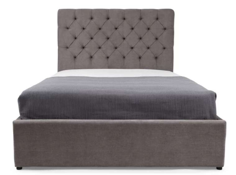 Кровать Моника серого цвета 160х200