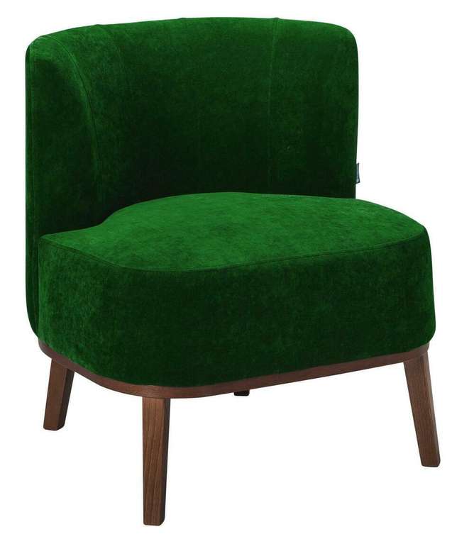Кресло Шафран зеленого цвета