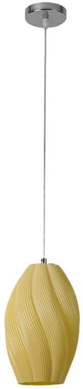 Подвесной светильник Lumion Tide 8291/1A хром/кремовый, металл/стекло E27 1*60W 220V