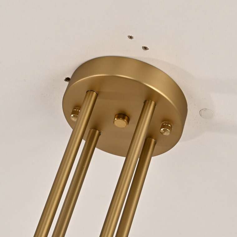 Люстра RH CANELLE Round Chandelier 8 Modern Brass