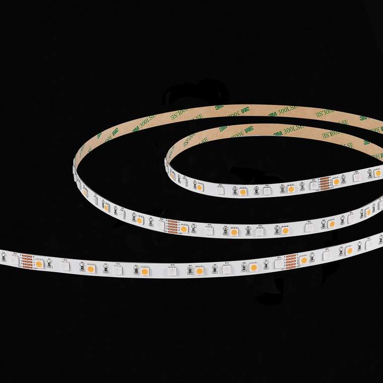 Светодиодная лента SMD5050  - -*86W 3000K+RGB 300Lm Ra&gt;90 IP20 L1 000xW10xH- 24V Светодиодные ленты