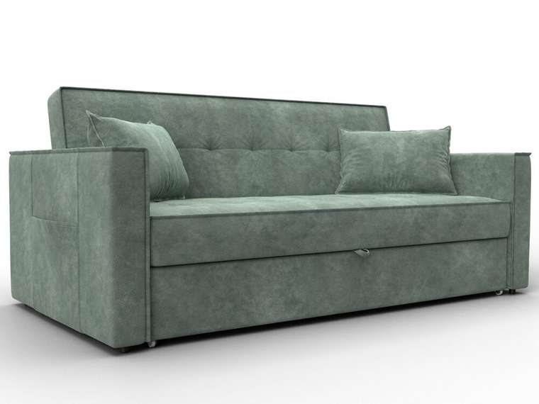 Диван-кровать Лига-104 L зеленого цвета