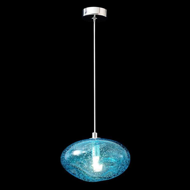 Подвесной светильник FORMLESS SP1 BLUE (стекло, цвет голубой)