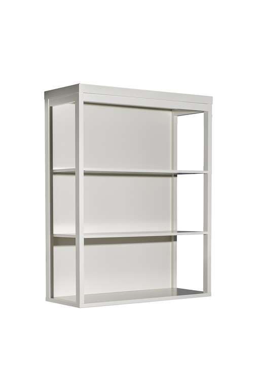 Стеллаж молочного цвета