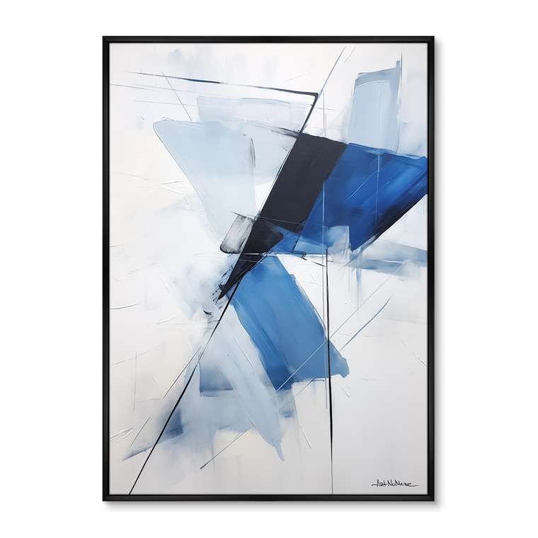 Репродукция картины Geometry of winter colors, No 2, 2024г.
