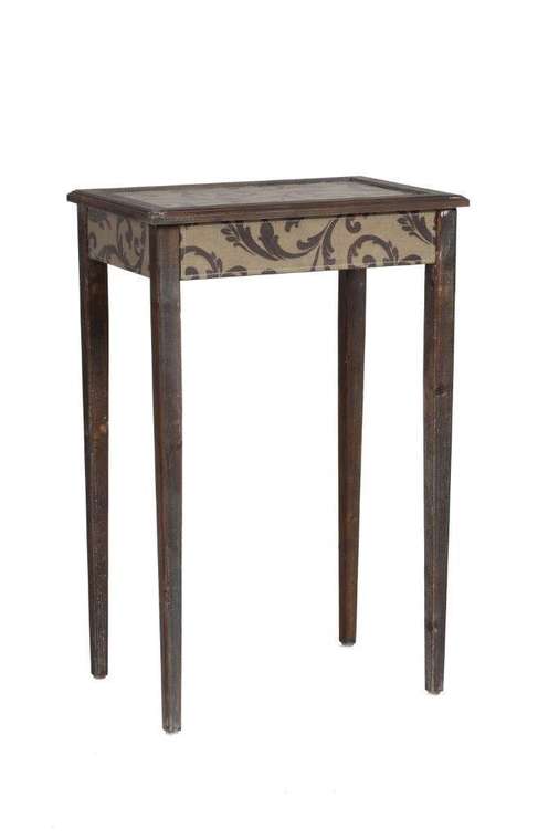 Кофейный столик "Tentación Grande" из дерева и ткани