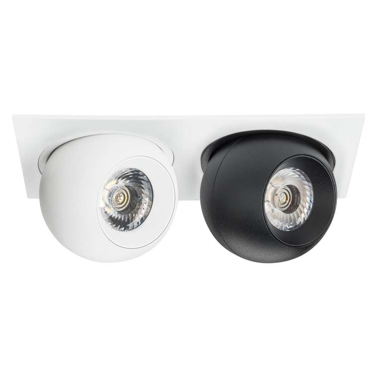 Светильник INTERO LED 9W*2 850LM*2 24G БЕЛЫЙ/ЧЕРНЫЙ 4000K (217526+217064+217074)