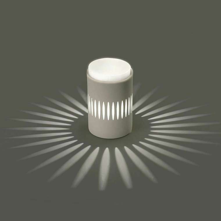 Светильник потолочный Feron HL349 12W, 230V, GX53 и подсветка 1W, 4000K, белый