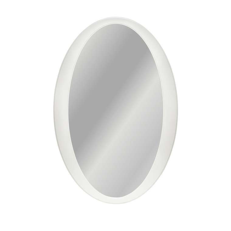 Настенное зеркало Опера 78х118 белого цвета