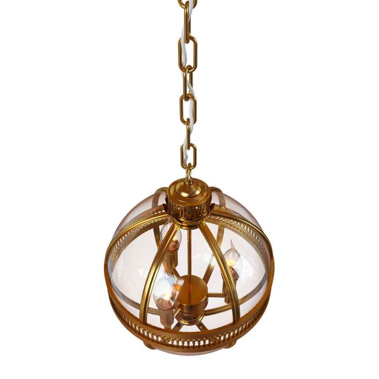 Подвесной светильник Lantern Residential Loft3043-Br (стекло, цвет прозрачный)