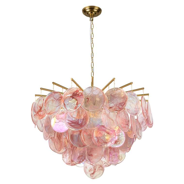 Подвесная люстра Lolly 10492/800 Pink (стекло, цвет розовый)