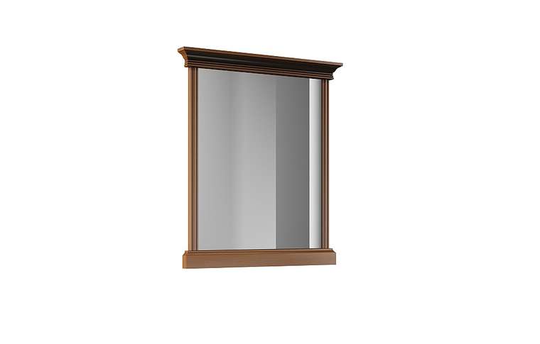 Зеркало настенное Изотта коричневого цвета