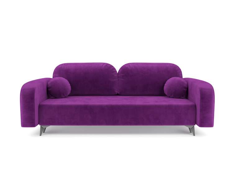 Прямой диван-кровать Цюрих фиолетового цвета