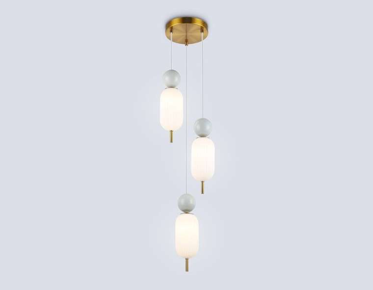Подвесной светильник Ceramo Modern LH53102 (стекло, цвет белый)