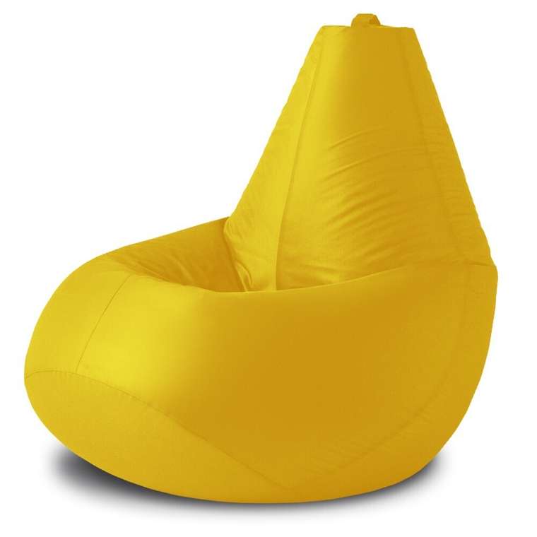 Кресло-мешок груша ХХL-Миди желтого цвета