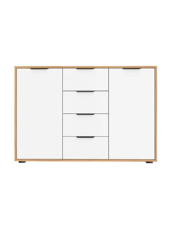 Комод Оптима ОП-17 цвет дуб крафт золотой/меренга