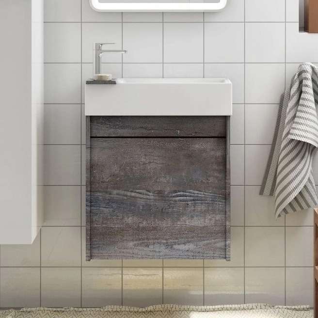 Тумба с раковиной Artamp;Max Family R, 40, подвесная, Pino Esotica