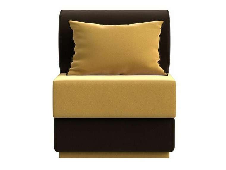 Кресло Кипр желто-коричневого цвета