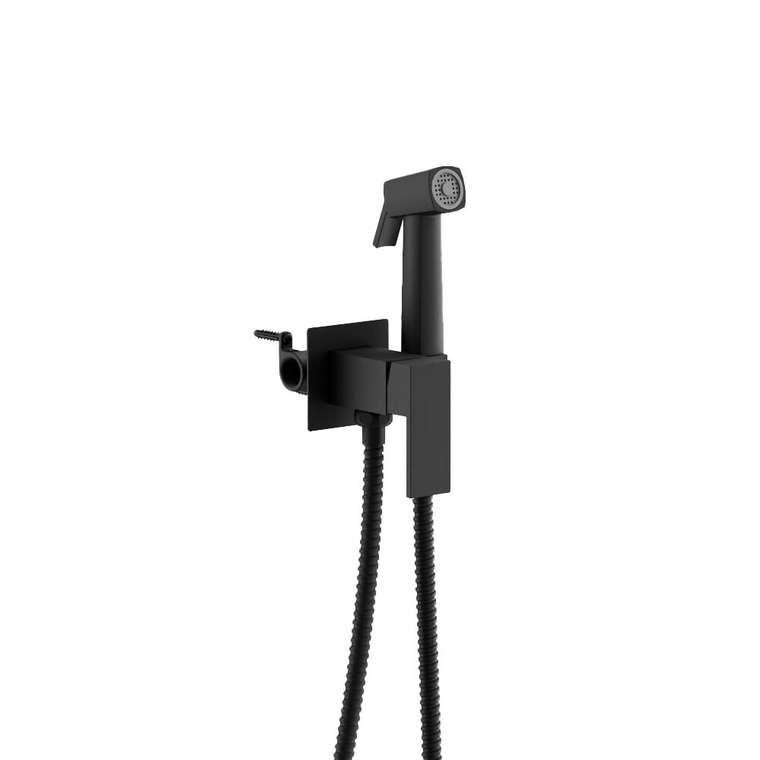 Гигиенический душ со смесителем Maretti Umbria Black UMB30RV67, черный