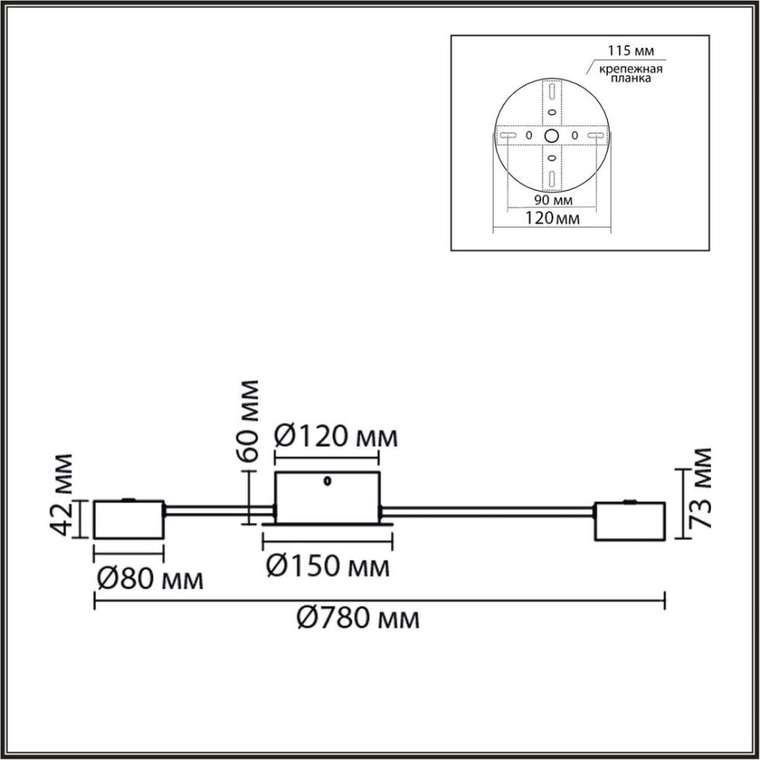 Потолочная люстра Torina 8343/10C (металл, цвет белый)