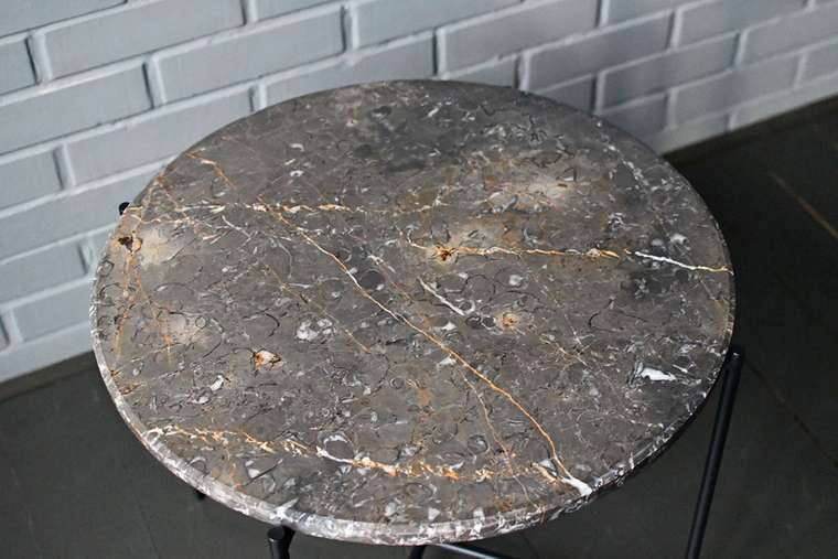 Кофейный стол Marble серо-бежевого цвета