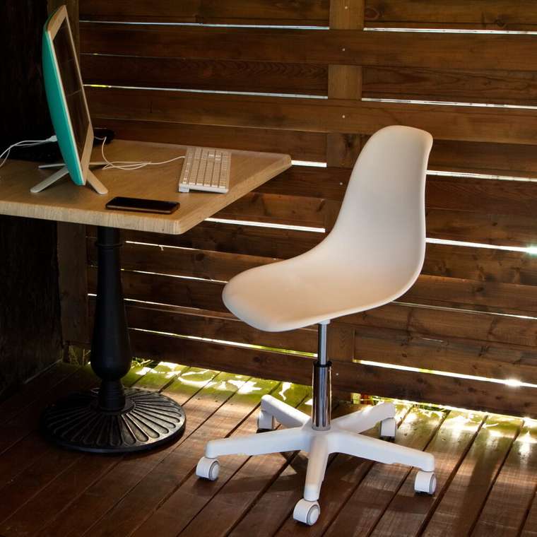 Кресло Смузи белого цвета