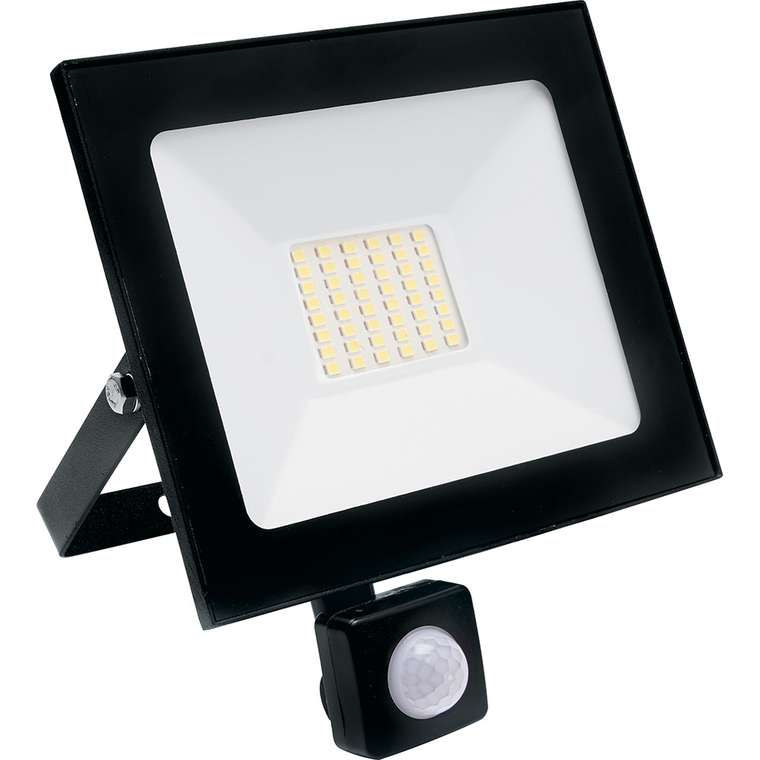 Прожектор уличный с датчиком движения IP65 LED Feron SFL80-50 29524