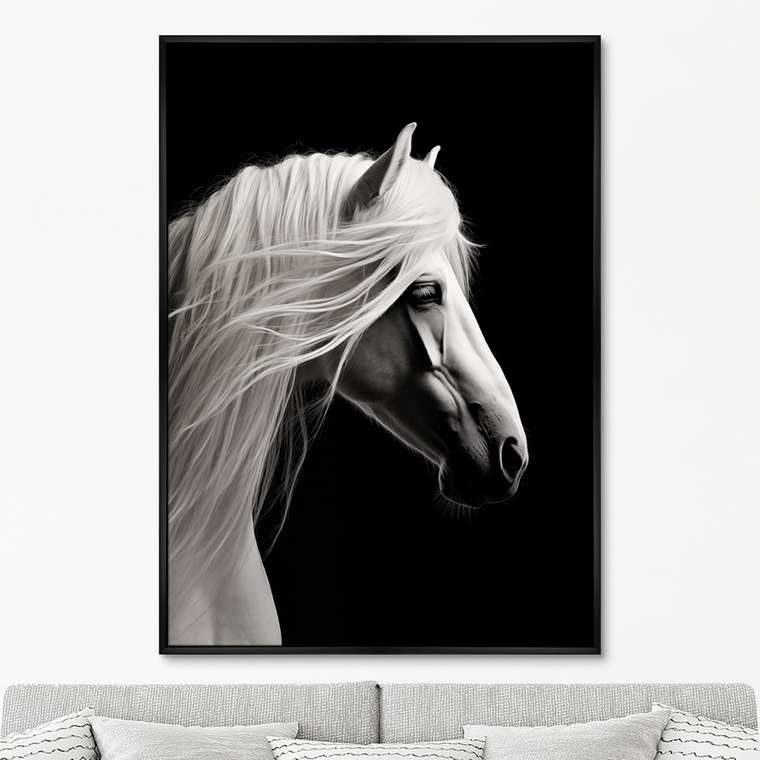 Репродукция картины Grace of the horses, No 1, 2024г.