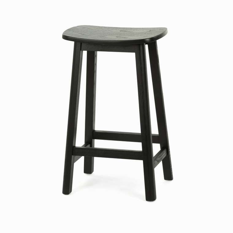 Полубарный стул Sedate черного цвета