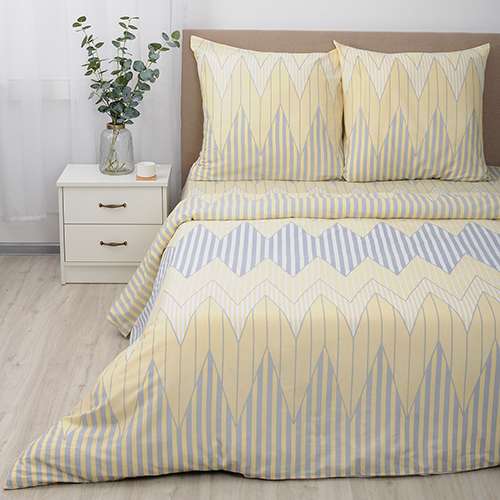 КПБ Традиция 'ПРОСТО КРАСИВЫЙ' дуэт, бязь, 100 % хлопок, пл. 120 гр./кв.м., 'Зигзаг'