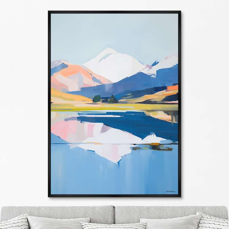 Репродукция картины Landscape collection, The Reflection, No 2, 2024г.