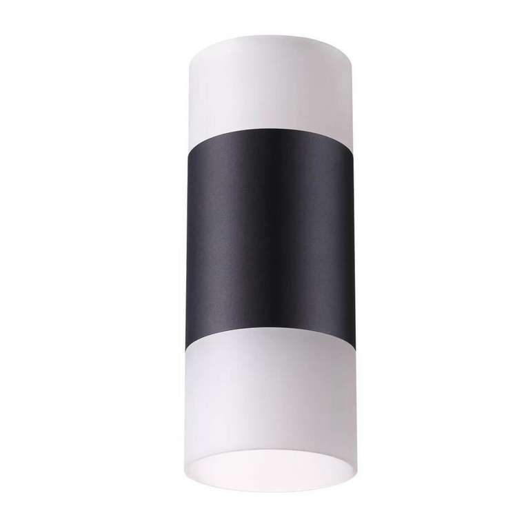 Накладной светодиодный светильник Elina бело-черного цвета