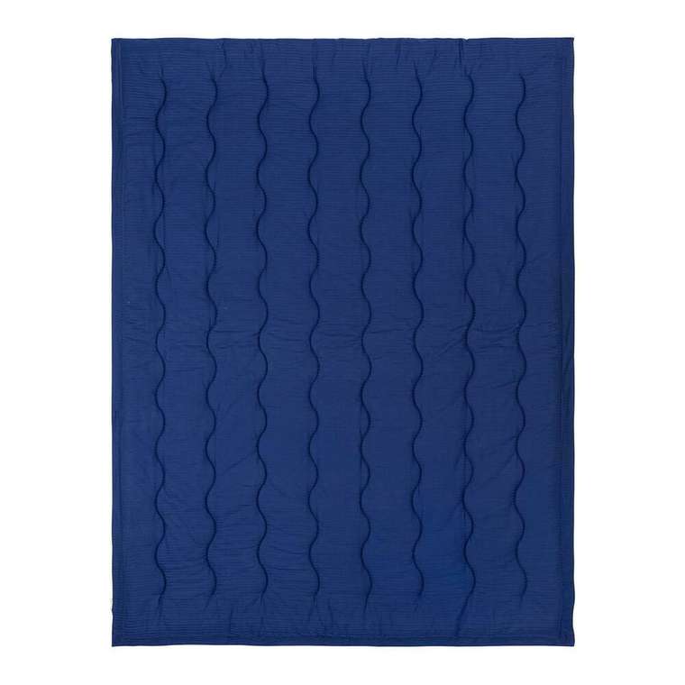 Одеяло Тиффани 155х220 темно-синего цвета