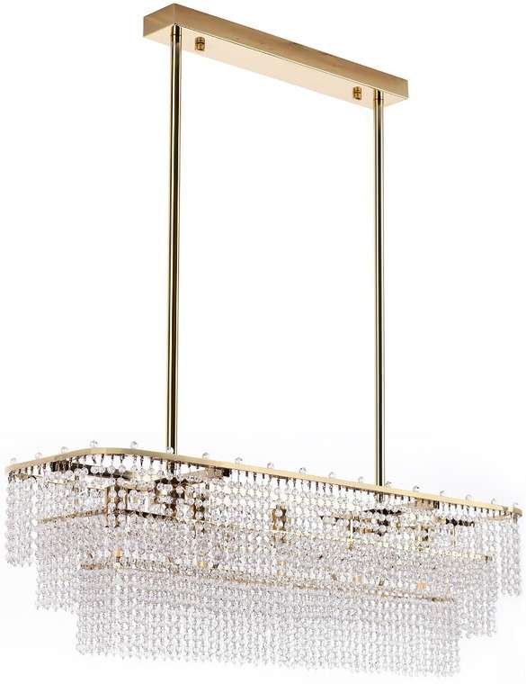 Подвесная люстра Celestia L1200 золотого цвета