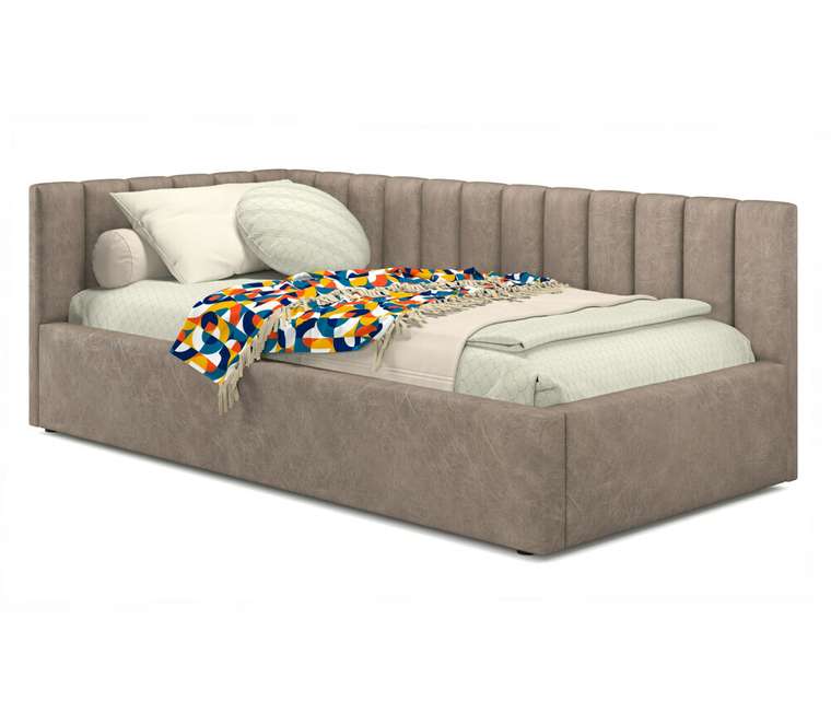 Кровать с подъемным механизмом Milena 90х200 цвета латте