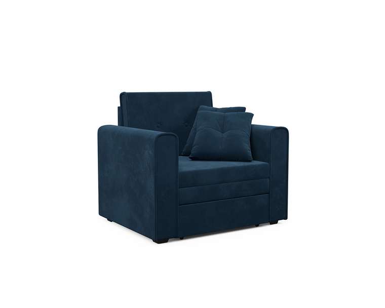 Кресло-кровать Санта темно-синего цвета