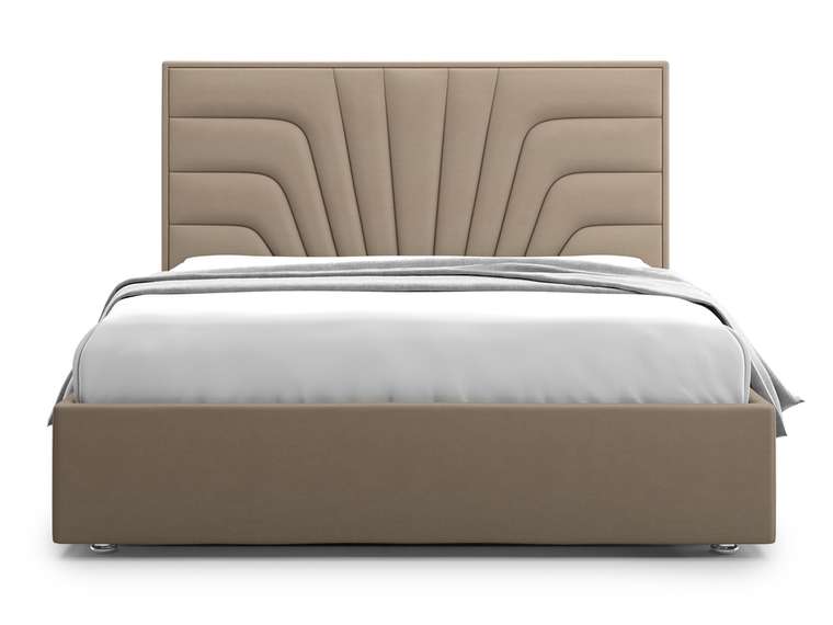 Кровать Premium Milana 180х200 коричневого цвета с подъемным механизмом