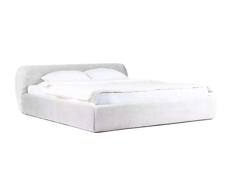 Кровать Sintra 180х200 светло-серого цвета без подъёмного механизма