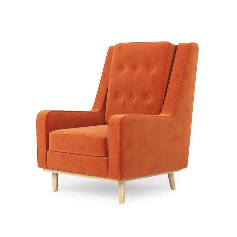 Кресло Scott оранжевого цвета