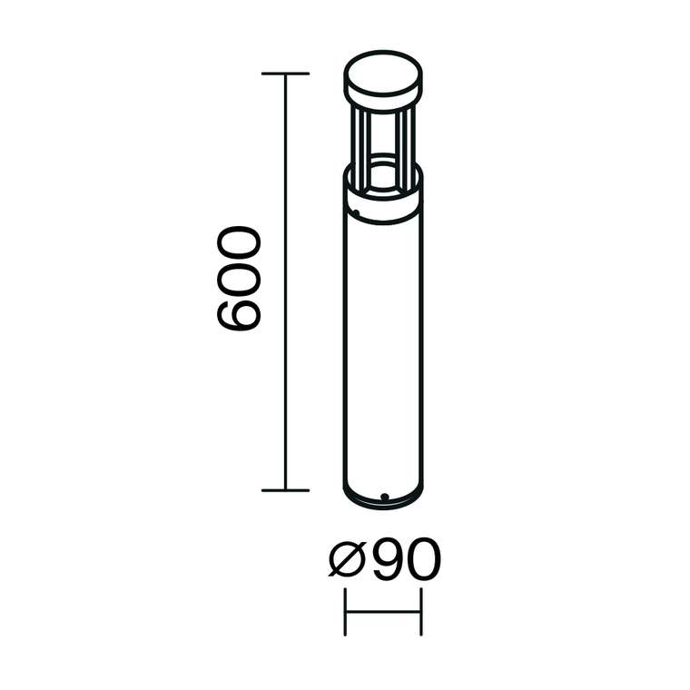 Ландшафтный светильник Outdoor O458FL-L9GF3K Vint Outdoor