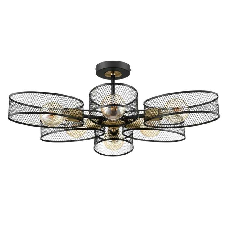Люстра на штанге Comfi 8153/6C (металл, цвет черный)