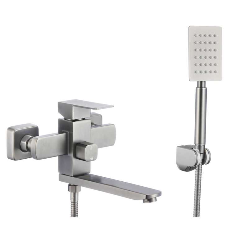 Смеситель для ванны Fmark FS8104, сатин