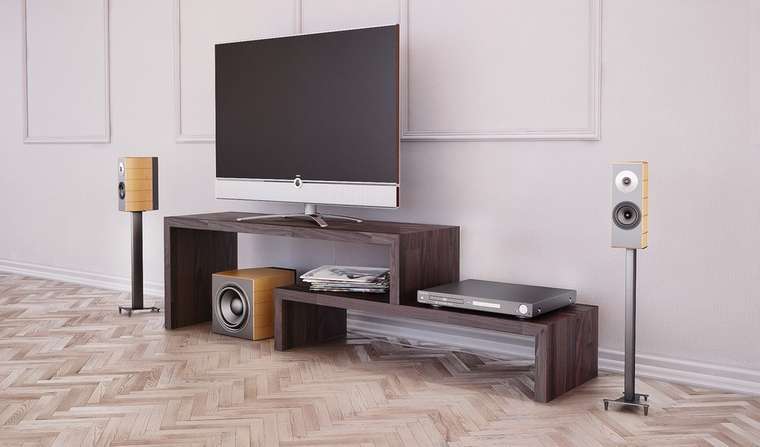 Консоль ТВ EcoComb-2 ясень тонировка