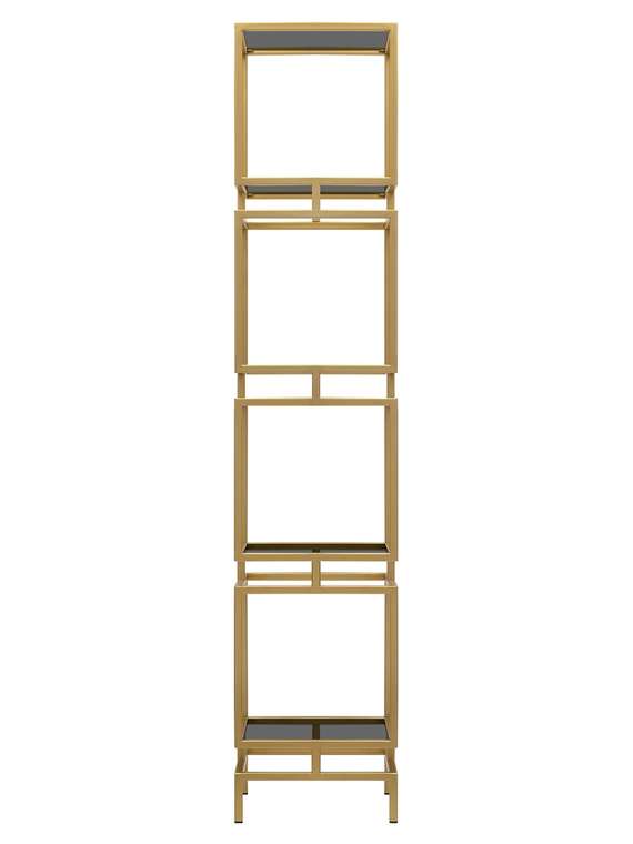 Стеллаж Cubic-4 со стеклянными полками цвета