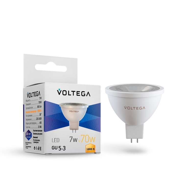 Лампочка Voltega 7259 Sofit GU5.3 Lens Simple