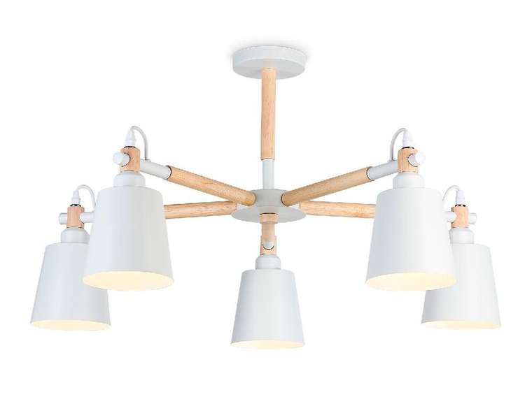 Люстра на штанге Loft TR82208 (металл, цвет белый)