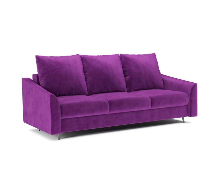 Прямой диван-кровать Уэльс фиолетового цвета